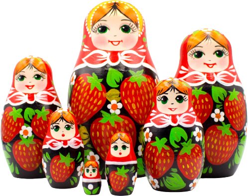 

Развивающая игра Брестская Фабрика Сувениров В сарафане с клубникой (набор 7 шт)