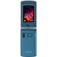 Кнопочный телефон Maxvi E28 (голубой)