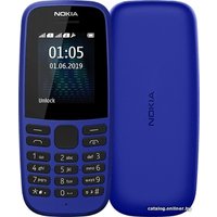 Кнопочный телефон Nokia 105 (2019) TA-1174 (синий)