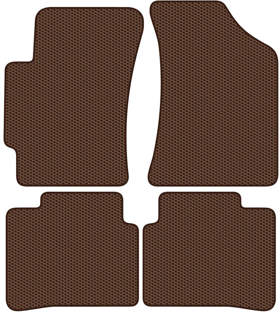 

Комплект ковриков для авто Alicosta Hyundai Elantra III (седан / XD) 2000 - 2009 (коричневый, сота)