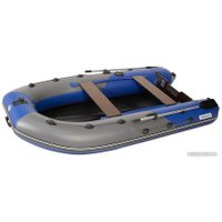 Моторно-килевая лодка Пилот 360 ЖС (серый/синий)