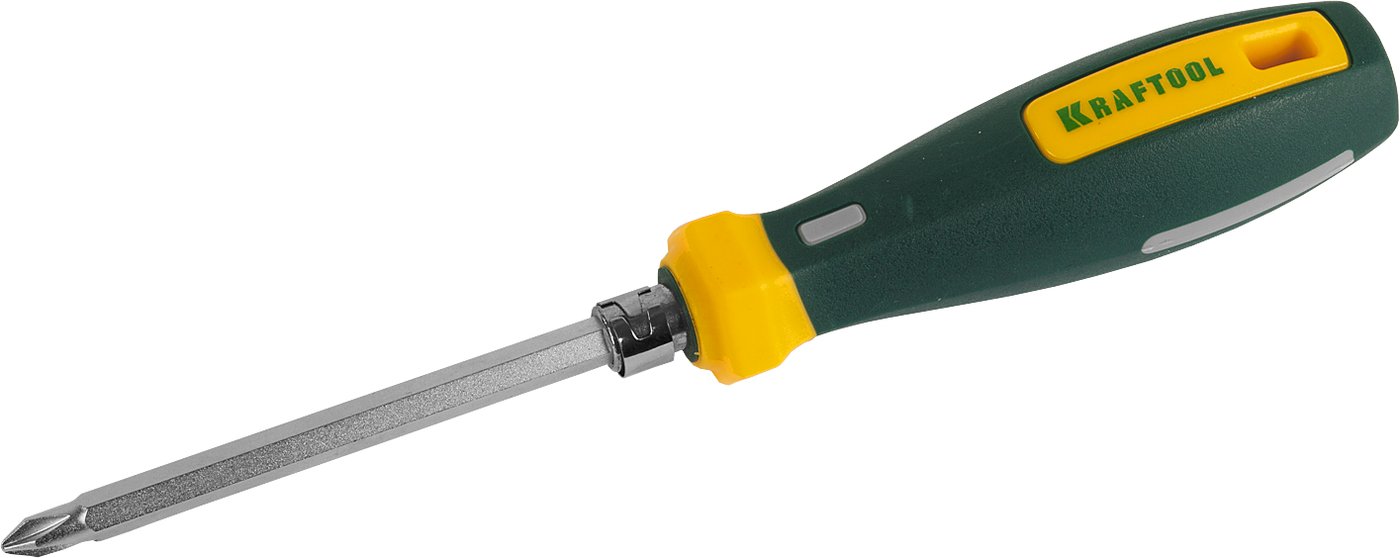 

Набор отвертка с битами KRAFTOOL Universal-8 26168 (8 предметов)