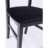 Стул DREWMIX Leo 1 (черный велюр 29B/черный)