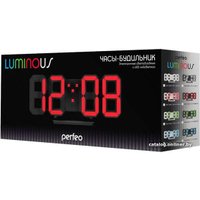 Настольные часы Perfeo Luminous PF-663 (черный/белый)