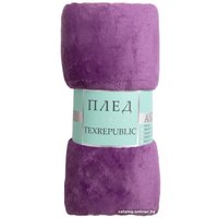 Плед Tex Republic Absolute Однотонный Фланель 1.5 24855 (фиолетовый)