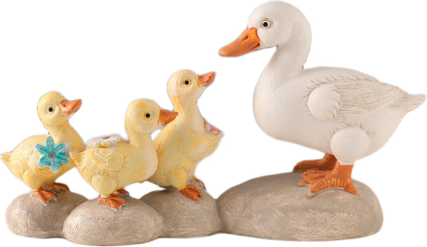 Статуэтка Sima-Land Уточка с утятами на камешках 10583273