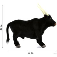 Классическая игрушка Hansa Сreation Черный бык 4628 (50 см)