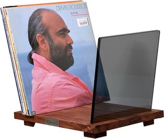 Подставка для виниловых пластинок VOXmodule Vinyl Stand 07 (американский орех/черный глянец)