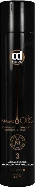 

Лак Constant Delight 5 Magic Oil для волос экстрасильной фиксации №3 400 мл
