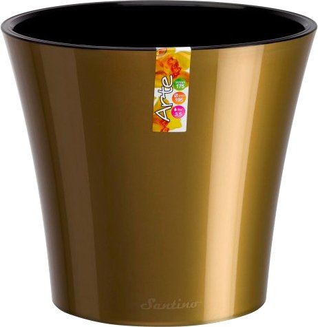 

Кашпо, горшки для растений Santino Arte ART35GLD/BL (золото/черный)