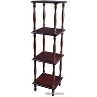 Стеллаж Мебелик П8 (средне-коричневый)