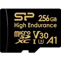 Карта памяти Silicon-Power Golden Series High Endurance microSDXC SP256GBSTXDV3V1HSP 256GB (с адаптером)