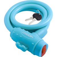 Тросовый велосипедный замок Нора-М №33 (ф6x1000мм, голубой)