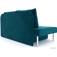 Тахта Мебель-АРС Алиса (бархат, сине-зеленый star velvet 43 black green)