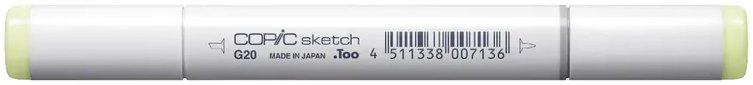 

Маркер художественный Copic Sketch G-20 21075211 (белый воск)