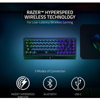 Клавиатура Razer BlackWidow V4 mini HyperSpeed Phantom (черный, нет кириллицы)