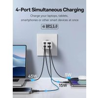 Сетевое зарядное Baseus GaN6 Pro Fast Charger 2C+2U 65W P10162701213-00 (белый)