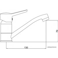 Смеситель Gross Aqua Alfa 3210313C-G0109