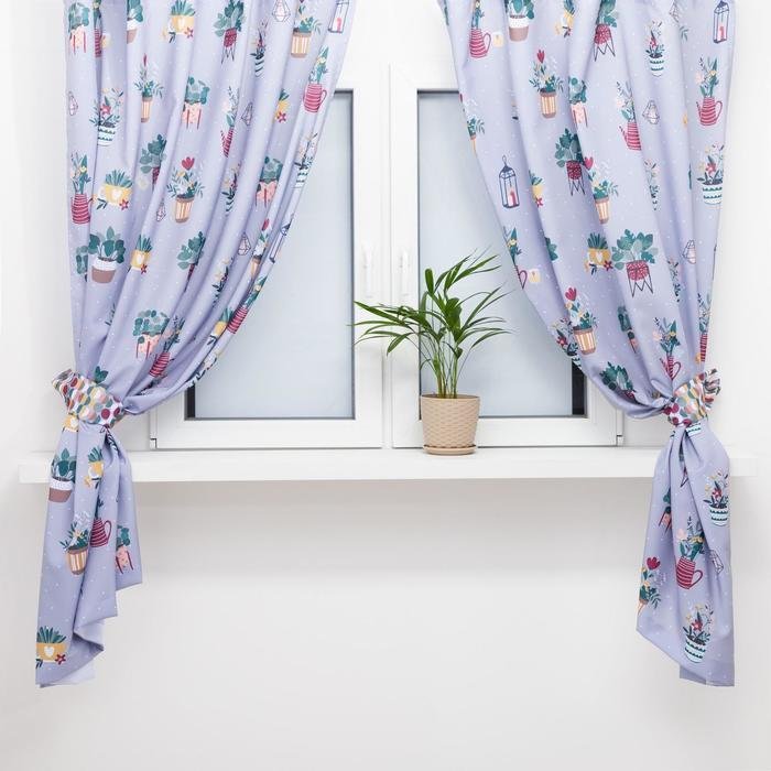 

Комплект штор Этель Hygge с подхватами 1.45x1.8 м (2 шт)