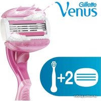 Бритвенный станок Gillette Venus Spa Breeze 2 сменные кассеты с гелем