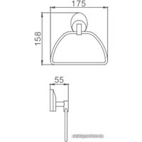 Держатель для полотенца Ledeme L3304-2