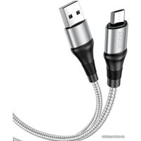 Кабель Hoco X50 Micro USB (серый)