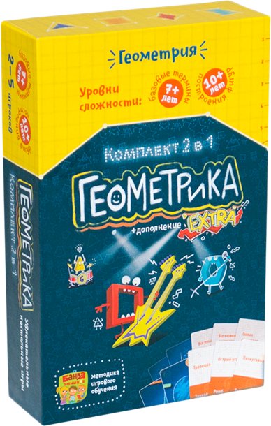 

Настольная игра Банда умников Геометрика Комплект 2 в 1