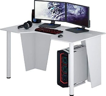 

Геймерский стол MFMaster Форсаж-2 (белый)