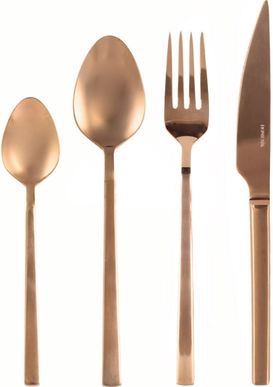 

Набор столовых приборов Domenik Modern Bronze DMC145