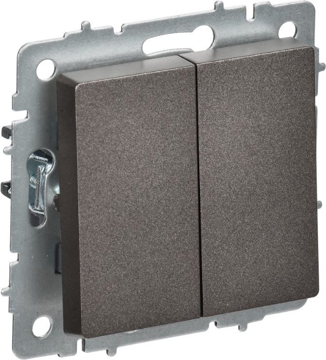 

Выключатель перекрестный IEK Brite BR-V23-0-10-K45 (темная бронза)