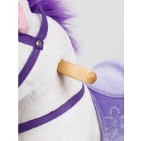 Каталка Amarobaby Funny Horse Лошадка AMARO-28FH-BeFi (белый/фиолетовый)