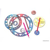 Трафарет WoodLand Toys Космос. Спирограф для рисования 122102