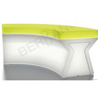 Скамейка Berkano X-seat Arc 230_019_03_106 (белый/зеленый)