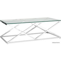 Журнальный столик Stool Group Инсигния 120x60 (серебро)