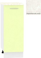 

Шкаф напольный Кортекс-мебель Корнелия Лира НШ30р (салатовый/королевский опал)