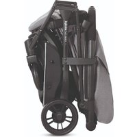 Коляска прогулочная «книга» Inglesina Twin Sketch AH86R0GRY (черный/серый)