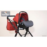 Универсальная коляска Lorelli Alexa 2021 (3 в 1, opaline grey elephants)