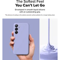 Чехол для телефона Ringke Silicone Magnetic для Galaxy S25 Lavender