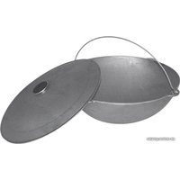 Казан Биол татарский чугунный с дужкой и крышкой 12 л