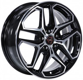 

Литые диски NZ R-04 16x6.5" 5x105мм DIA 56.6мм ET 38мм BKF