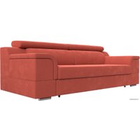 Диван Лига диванов Лига-003 117115 (микровельвет коралловый)