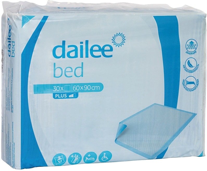 

Пеленки Dailee Bed Plus 60x90 см (30 шт)