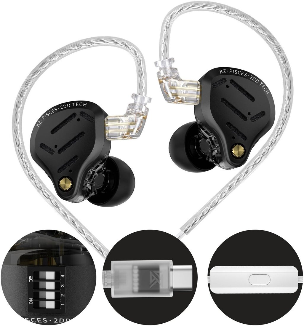 Наушники KZ Acoustics Pisces Tuning Version USB Type-C (с микрофоном)