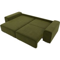 Угловой диван Лига диванов Лига-029 левый 121920L (микровельвет зеленый)