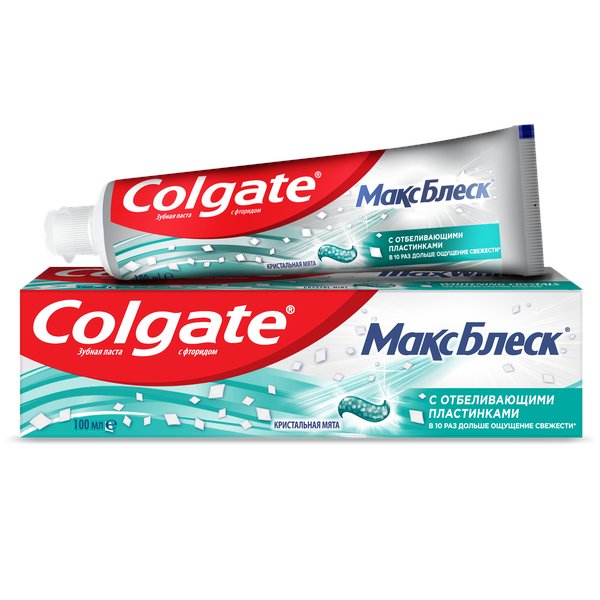 

Зубная паста Colgate Max White С отбеливающими пластинками 100 мл