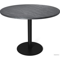 Кухонный стол Sheffilton SHT-TU43/TT 90 (черный муар/каменный уголь)