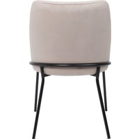 Стул с подлокотниками Алвест AV 318 (светло-коричневый бархат H-61/черный)