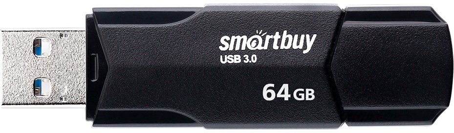 

USB Flash SmartBuy Clue 64GB (черный)