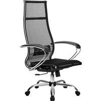 Офисное кресло Metta SK-1-BK Комплект 7, Ch ов/сечен (резиновые ролики, черный)