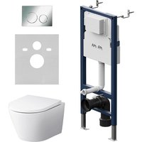 Унитаз подвесной AM.PM Prime Fit IS90151.741701 (с кнопкой смыва)